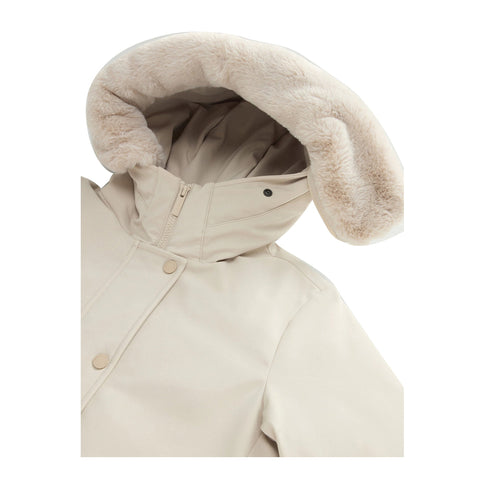 Woolrich Parka Parka Donna Firth con pelliccia Beige A24 - WOOLRICHCFWWOU1017FRUT3496 - 7404 - XS - Francavilla Moda